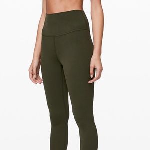 Lululemon Align Pant 25" Dark Olive Size 4